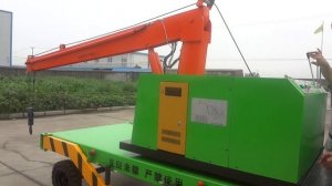 Электрический самоходный мини-кран паук