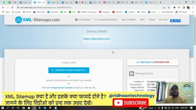 अपनी वेबसाइट के लिए Sitemap कैसे बनायें? How To Generate Website Sitemap - Ridhaan Technology смотреть онлайн
