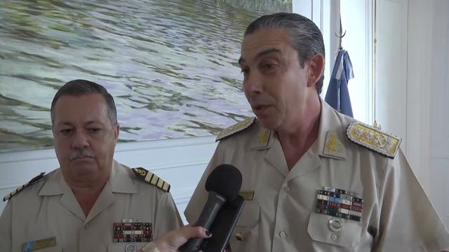 Luis Andreotti se reunió con miembros de la Prefectura Naval смотреть онлайн