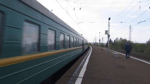 Электровоз ЧС7-270 с поездом№048Щ Кишинёв-Москва станция Шемякино 5.05.2019 смотреть онлайн