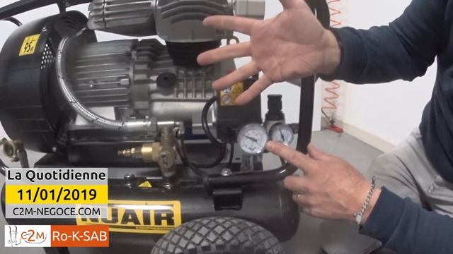 DÉMONSTRATION COMPRESSEUR NUAIR Warrior 220V смотреть онлайн