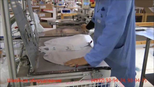 Автоматизированная рабочая станция AMS221 для производства автомобильных подушек безопасности смотреть онлайн