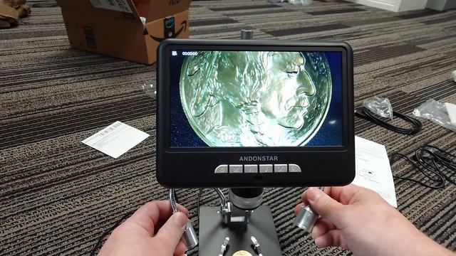 Andonstar AD207S Digital Microscope For Coin Collecting Demonstration #coincollecting (Part 2)