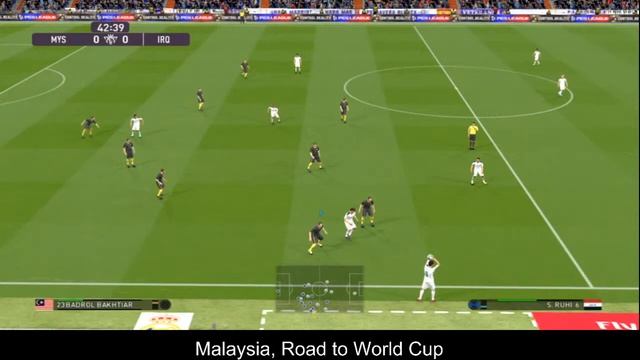 PES 2017 : Malaysia vs Iraq Road to World Cup смотреть онлайн
