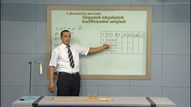 Fizika FANI 7 SINF SIRPANISH ISHQALANISH KOEFFISENTINI ANIQLASH ONLINE MAKTAB DARS смотреть онлайн