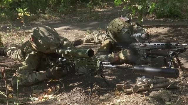 Боевая работа снайперов группировки войск «Запад» в зоне проведения СВО смотреть онлайн