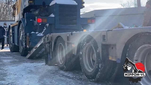 Погрузка крана Kobelco Rk250