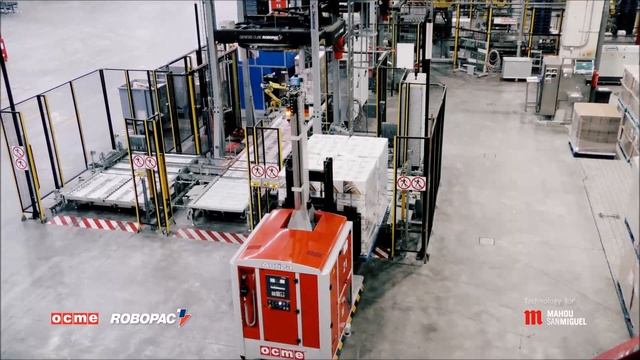 Линия розлива и упаковки напитков ROBOPAC смотреть онлайн