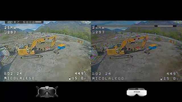 DJI FPV GOGGLES V2 Vs FATSHARK HD3 DVR COMPARISON