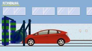 Мультик про автомойку - Как моют машины.