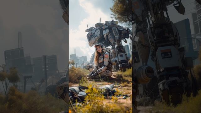 Beauty Amidst Destruction #3: The Robot Pilot's Resilience 🤖✨ смотреть онлайн