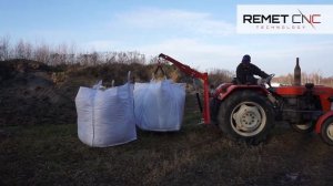 Стрела трактора. Кран на заднюю навеску