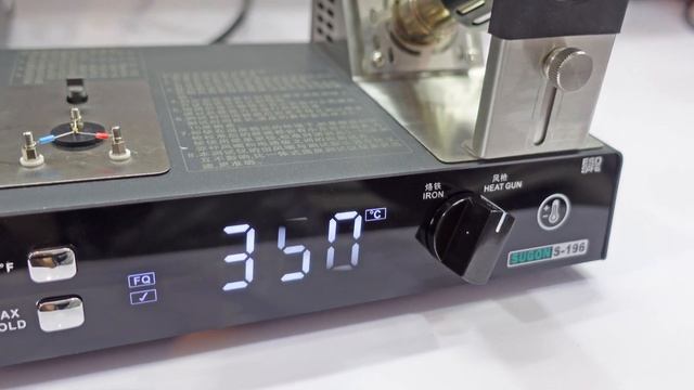 SUGON S-196 Temperature Tester thermometer to check hot air gun & soldering iron temperature смотреть онлайн