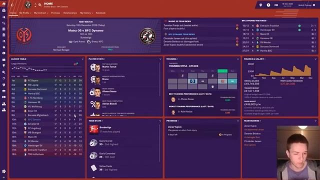 #FM19 Berliner FC Dynamo | Season 11, Episode 7: Managerless Mainz! | Football Manager 2019 смотреть онлайн