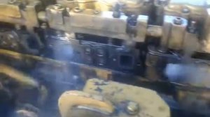 Работа двигателя двигателя Cummins NTA 855 до приезда сервисной бригады