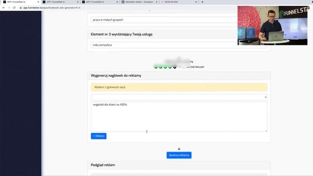 Jak napisałem reklamę w mniej niż 3 minuty Facebook Ads Generator смотреть онлайн