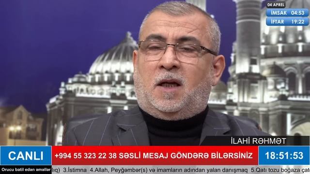 Hacı Surxay Məmmədli: RAMAZAN AYININ 12-Cİ GÜNÜ (Canlı Yayın) 2023 смотреть онлайн
