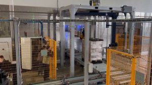 Автоматическая линия упаковки паллет в стретч-плёнку | ROBOPAC HELIX 4 EVO