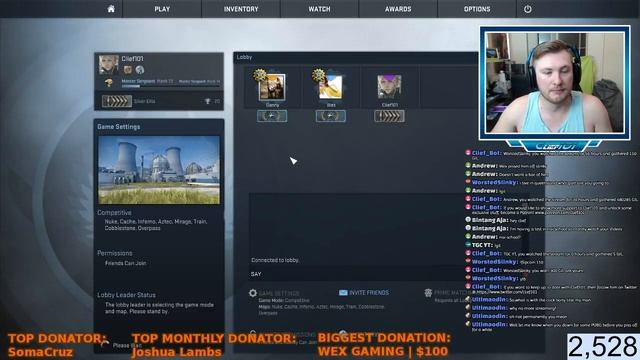 LAST WEEK STREAMING CS:GO | With Clief101 смотреть онлайн