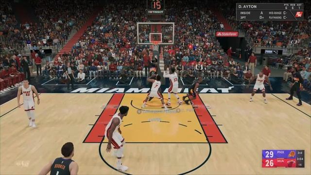 NBA 2K22 online h2h Phoenix Suns vs Miami Heat CP3 GW steal смотреть онлайн