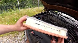 BMW X1 xDrive 20d F48 (2016): Замена воздушного фильтра