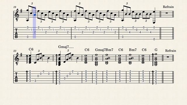 The Last Of Us Main Theme - Guitar arr. & TABS (sheet music) смотреть онлайн