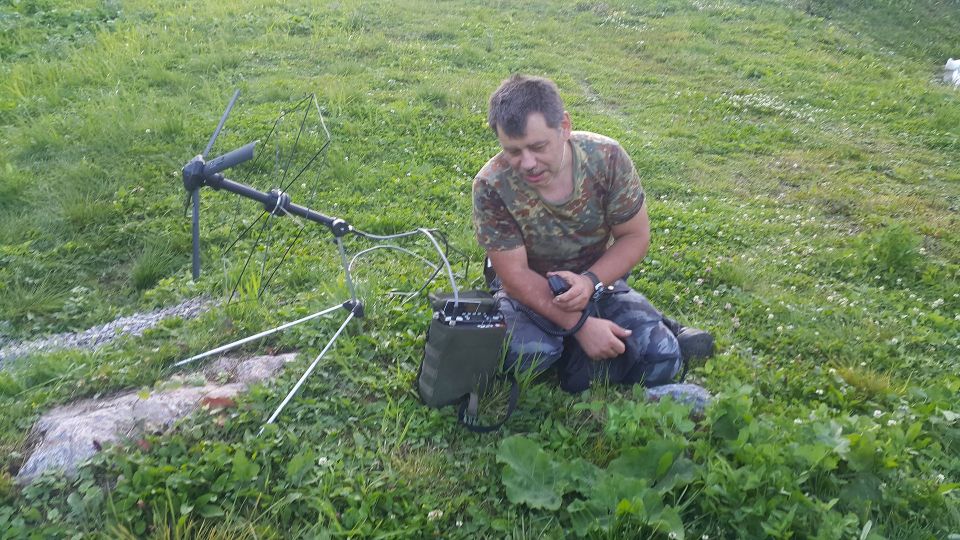 Satcom в горном велопоходе