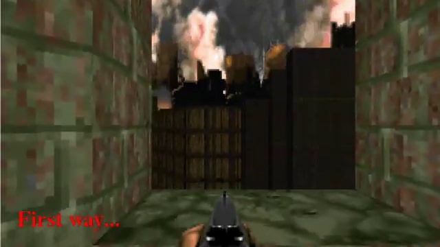 Doom 2 - Two ways to jump on the platfrom on MAP15 смотреть онлайн