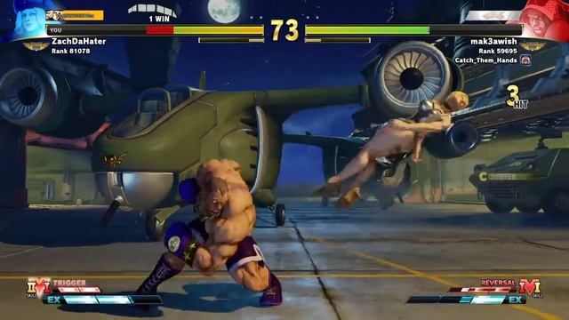 SFV - Kolin low blows Balrog! смотреть онлайн