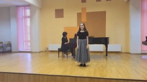 'Фиалка', муз В А Моцарта, сл И В Гёте