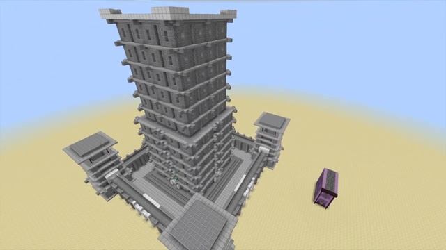 One Command - Instant Tower Castle Generator | Minecraft 1.11 смотреть онлайн