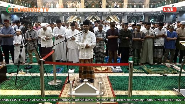 TARWIH RAMADHAN 1445 HIJRIAH MALAM KE-24 DI MASJID AL-MARKAZ AL-ISLAMI MAKASSAR смотреть онлайн