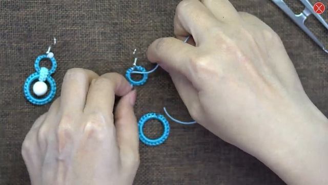 Macrame tutorial： How to make simple macrame earrings with beads ｜ Easy macrame earrings tutorial смотреть онлайн