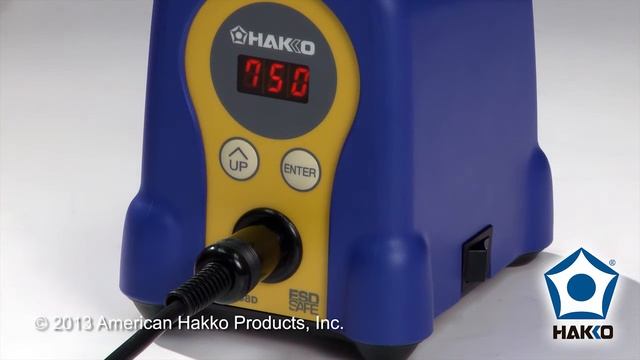 Hakko FX-888D Soldering Station by American Hakko — How To Change the Preset Temperatures смотреть онлайн