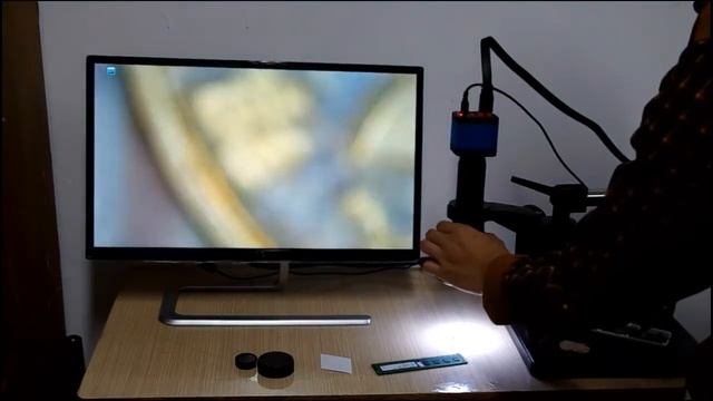 180X 14MP HDMI Microscope Camera смотреть онлайн