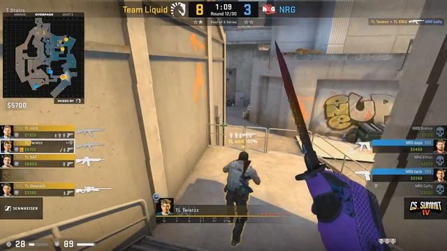 Liquid vs NRG, Map 2 Mirage - cs_summit 4: Semifinals смотреть онлайн