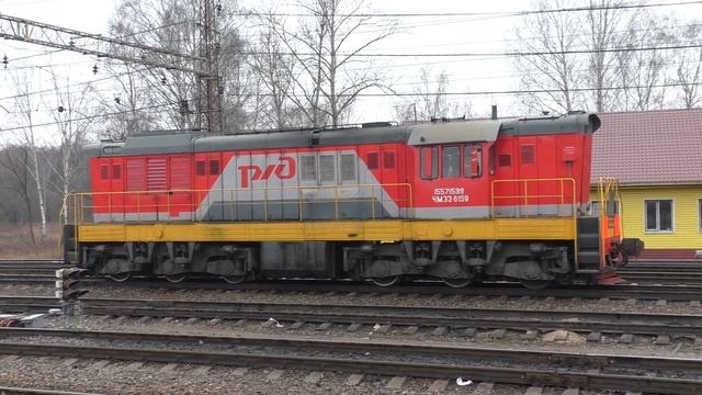 Звук дизеля маневрового тепловоза ЧМЭ3-6159 смотреть онлайн