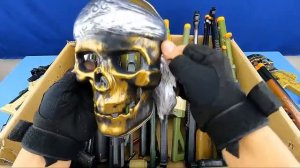 Пиратское сокровище! Ящик с игрушечным оружием и патроны Orbeez Gatling Gun и винтовки