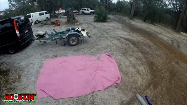 Dirt Bike Riding Australia + CRASHES - Welcoming ROOSTIN Films