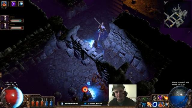 Proski Gaming - Path of Exile Open Beta - Witch Game play - Part #20 смотреть онлайн