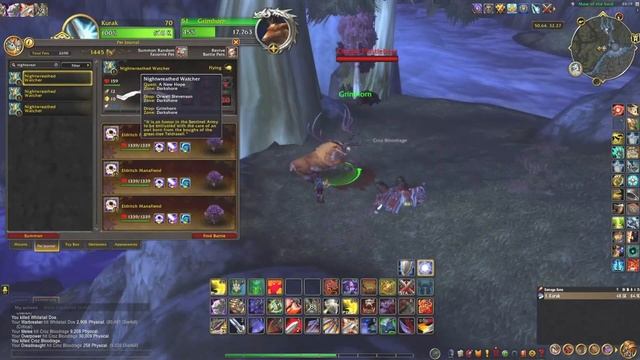Darkshore Warfront Pets: Nightwreathed Watcher Battle Pet, Darkshore (BFA), WoW Retail Dragonflight смотреть онлайн