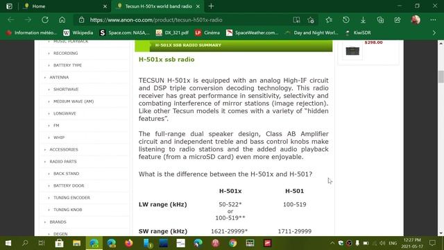 I purchased the Tecsun H 501X portable receiver now available May 17th 2021 смотреть онлайн