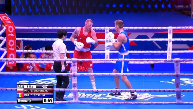 Day 3 (86kg) VIKTORZAK Sebastian (POL) vs COSCIUG Dmitri (MDA) | AIBA WCHs 2021 смотреть онлайн
