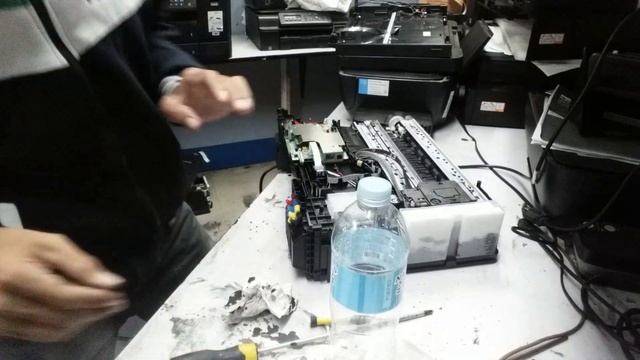 How to clean Brother DCP T710W ink tank