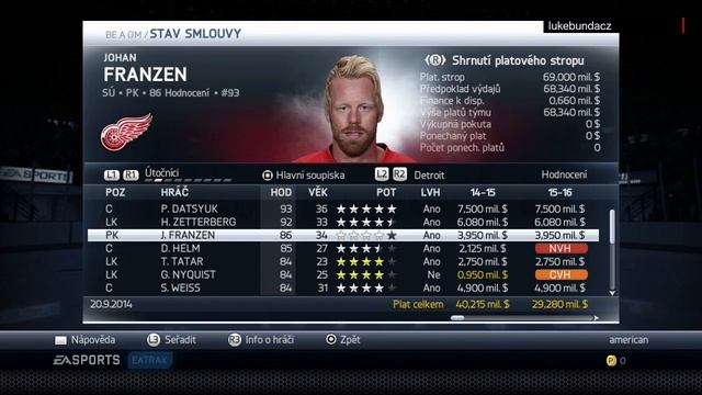 NHL 15 (PS3) - Be a GM -????? - #01 - Začátek druhé série a analýza týmu смотреть онлайн