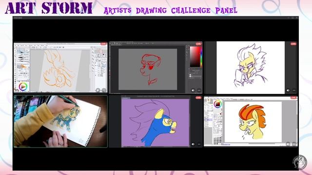 Art Storm Draw Challenge (Sunday) - UK PonyCONLINE 4 смотреть онлайн