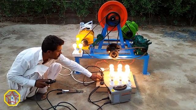 Make Free Energy Generator From 7.5 kw and 5kw Alternator with 3Hp Electric Motor Free Electricity смотреть онлайн