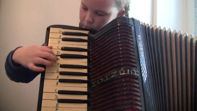 Lambada Ламбада на аккордеоне - урок в музыкальной школе смотреть онлайн