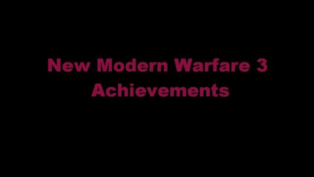 Call of Duty: Modern Warfare 3 Achivement List & Xbox 360 Gamerscore смотреть онлайн