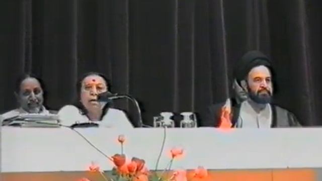 1995-0920 Выступление Шри Матаджи Нирмала Деви на Международной научной конференции. Петербург.